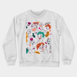 FACES Crewneck Sweatshirt